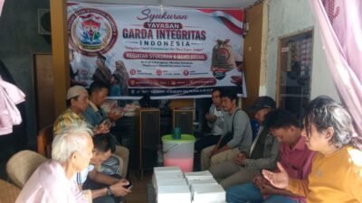 Yayasan Garda Integritas Indonesia Gelar Syukuran, Dirangkaikan Bakti Sosial: Berbagi Kebahagiaan, Menebar Kebaikan
